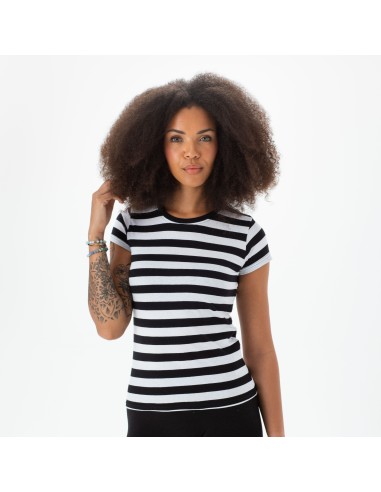 MAN-M110S-Womens Stripy T